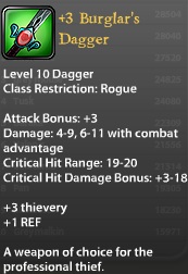 3 Burglars Dagger