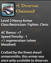 1 Dwarven Chainmail