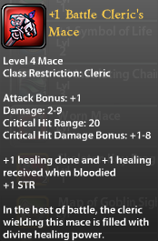 1 Battle Cleric's Mace