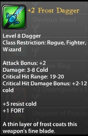 2 Frost Dagger