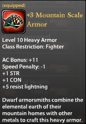 3 Mountain Scale Armor
