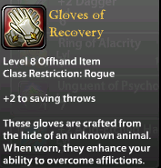 Gloves of Recovery