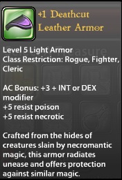 1 Deathcut Leather Armor