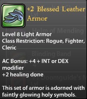 2 Blessed Leather Armor