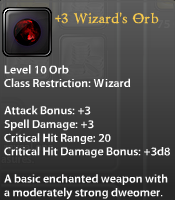 3 Wizard's Orb