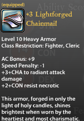 3 Lightforged Chainmail