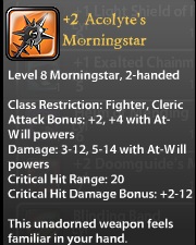 2 Acolyte's Morningstar