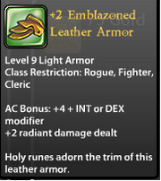 2 Emblazoned Leather Armor.