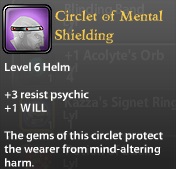 Circlet of Mental Shielding