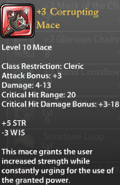 3 Corrupting Mace