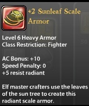 2 Sunleaf Scale Armor