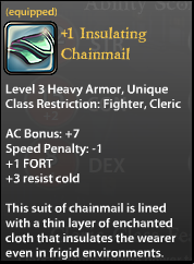 1 Insulating Chainmail