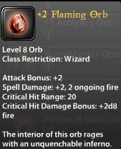 2 Flaming Orb