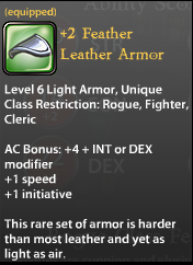 2 Feather Leather Armor