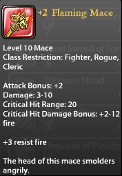 2 Flaming Mace