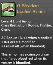 1 Bloodcut Leather Armor