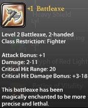 1 Battleaxe