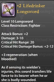 2 Lifedrinker Longsword