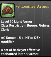 3 Leather Armor