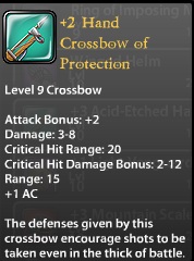 2 Hand Crossbow of Protection