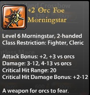 2 Orc Foe Morningstar