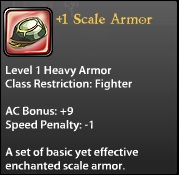 1 Scale Armor