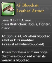 2 Bloodcut Leather Armor