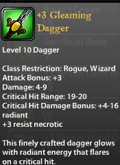 3 Gleaming Dagger