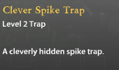 Clever Spike Trap