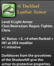 1 Darkleaf Leather Armor