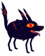 Fire wolf