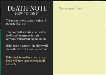 Roblox Death Note Script