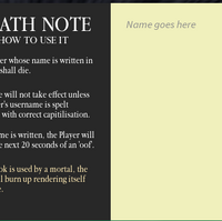 Death Note Horrific Housing Wiki Fandom - death note book roblox