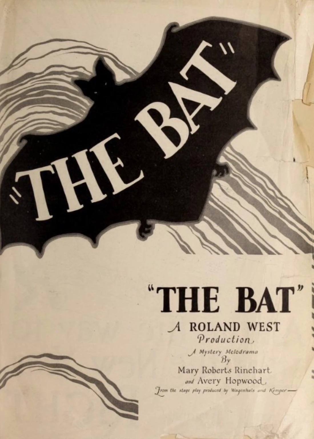 The Bat (1926) Horror Film Wiki Fandom