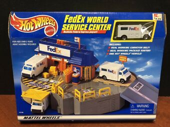 hot wheels fedex truck