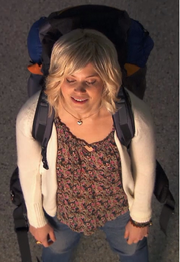 Vanessa som backpacker