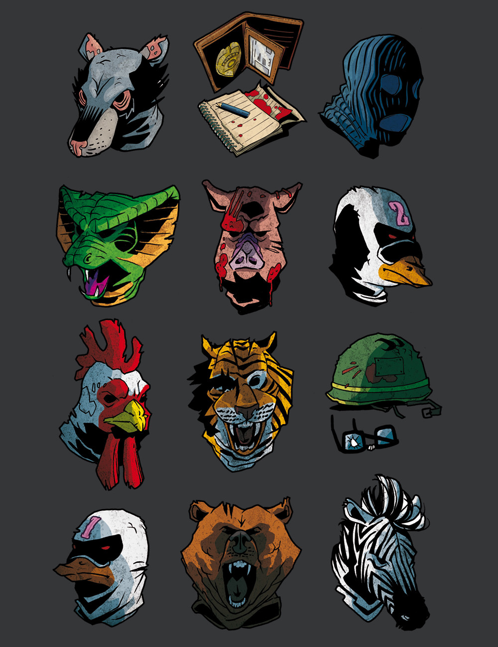 hotline miami character sprites hotline miami character sprites