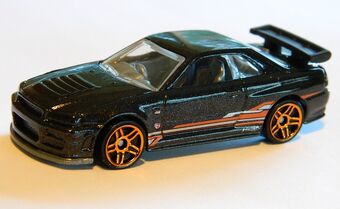 nissan gtr r34 hot wheels