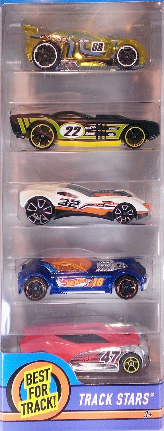 hot wheels track stars 5 pack