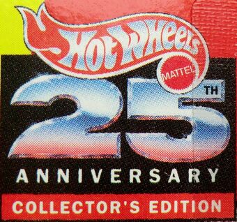 hot wheels 25th anniversary set
