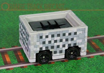 hot wheels minecraft cart figures