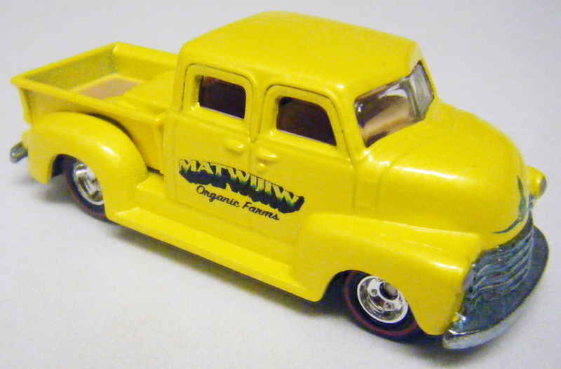 hot wheels 50 chevy truck