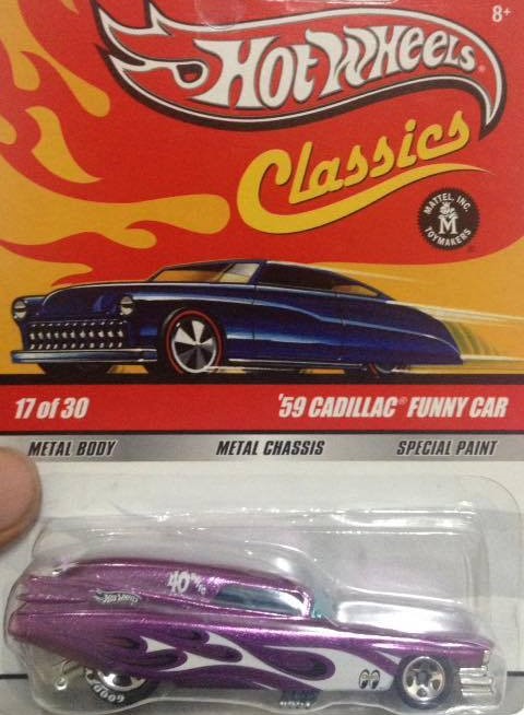 hot wheels 59 cadillac funny car