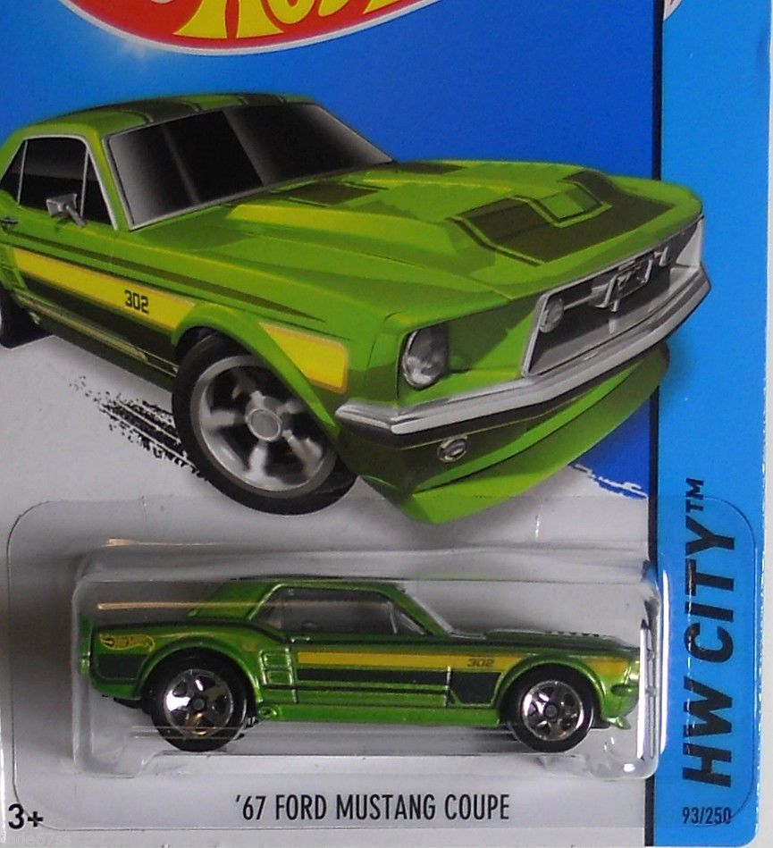 67 mustang coupe hot wheels