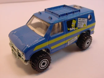 hot wheels simpsons family camper