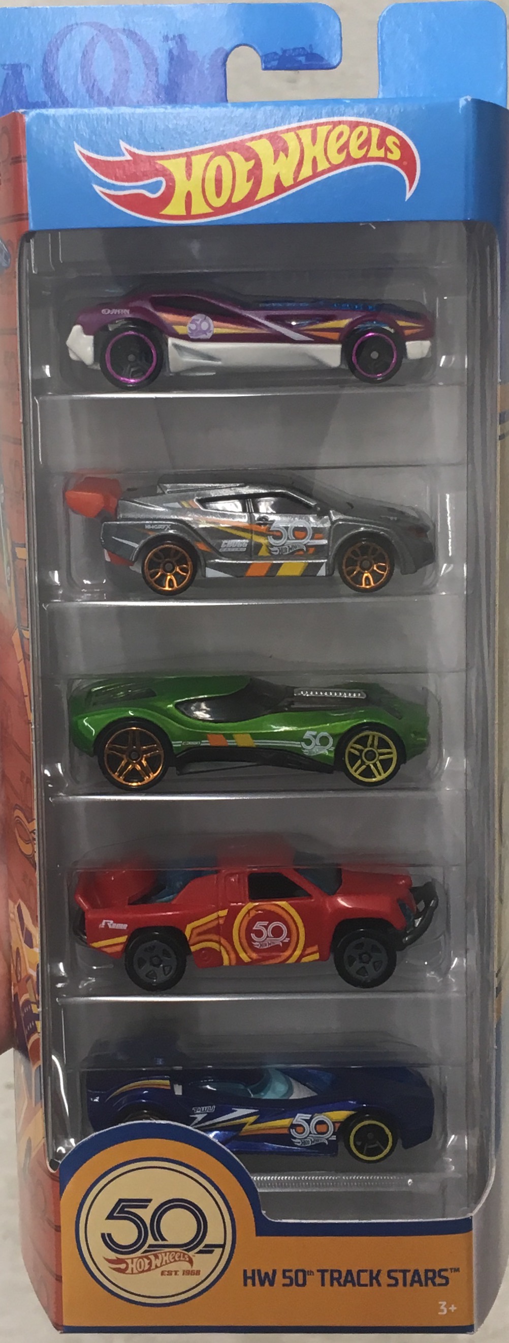 hot wheels 50th anniversary 5 pack