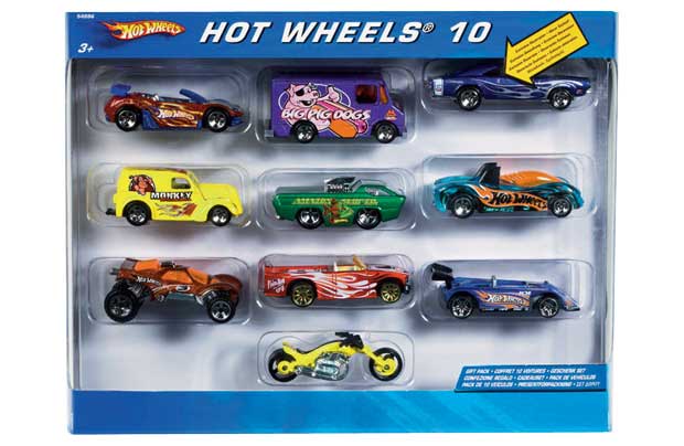hot wheels pack 10