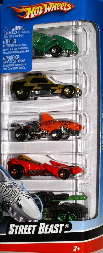 hot wheels street beasts 5 pack