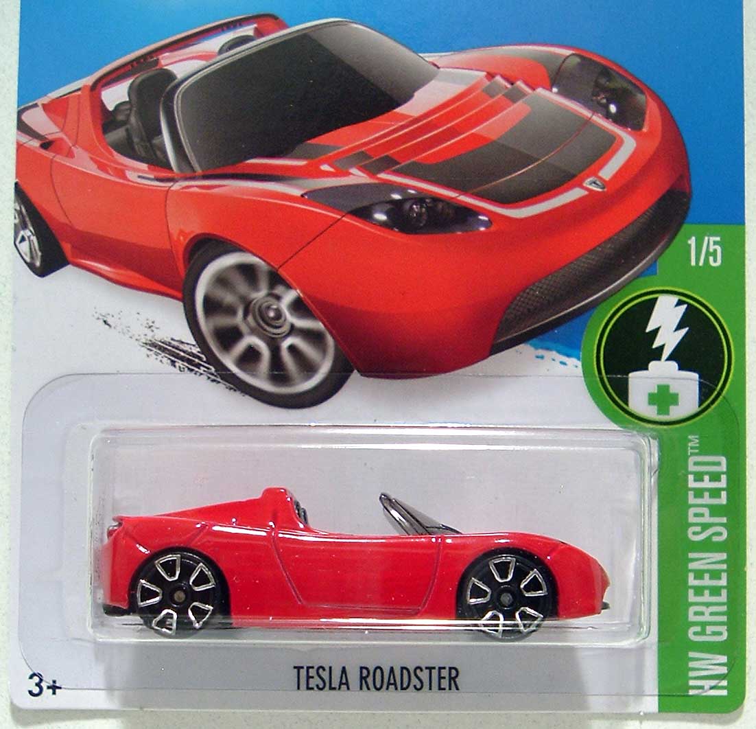 tesla hot wheels roadster