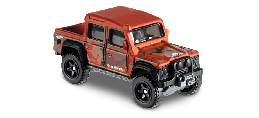 15 land rover defender double cab hot wheels